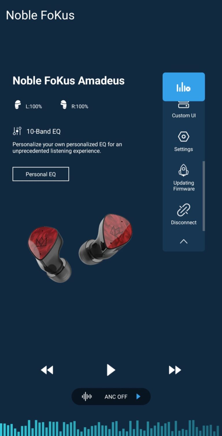 Noble FoKus Amadeus app